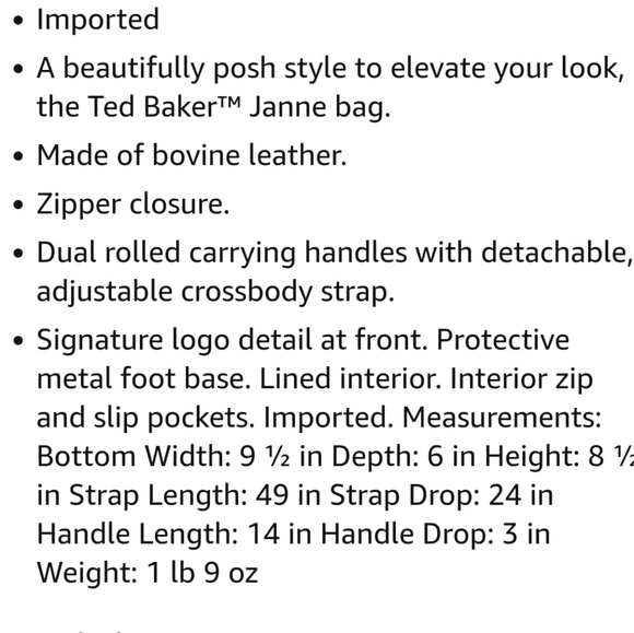 NWT Ted Baker London Janne Gray Purse - Picture 6 of 7